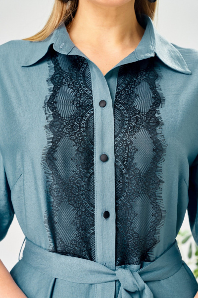 Платье AVA fashion М-198 джинс - фото 9