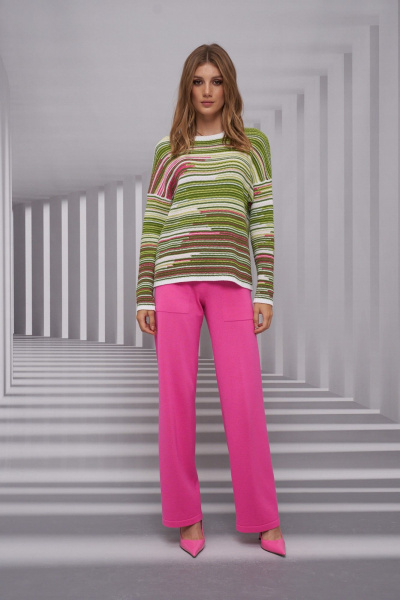 Брюки Barbara Geratti С8267BG А фуксия - фото 2