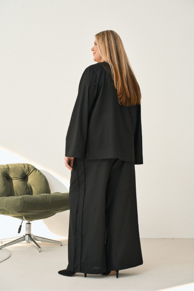 Брюки, жакет GRATTO 7230 черный - фото 7