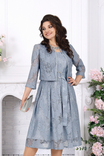 Блуза, сарафан Ninele 6105 небесный - фото 9