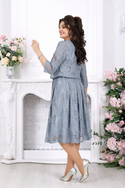 Блуза, сарафан Ninele 6105 небесный - фото 4