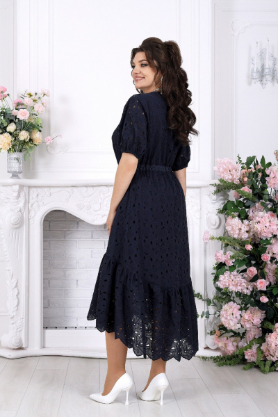 Платье Ninele 6112 синий - фото 8