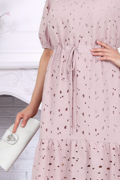 Платье Ninele 6112 пудра - фото 2