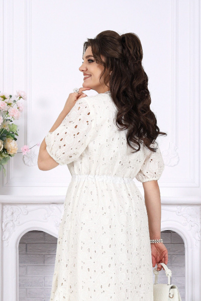 Платье Ninele 6112 молочный - фото 8