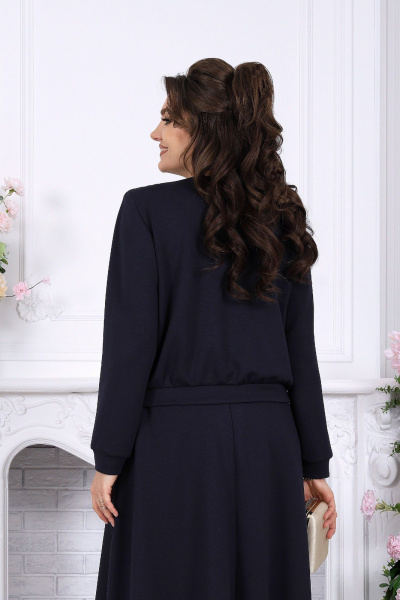 Жакет, юбка Ninele 7522 синий - фото 9
