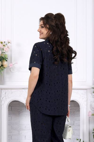 Блуза, брюки Ninele 7532 синий - фото 10