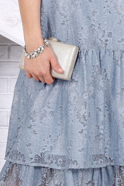 Платье Ninele 7537 небесный - фото 6