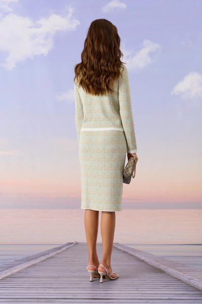 Юбка Barbara Geratti С8372BG лазурь/песок - фото 3