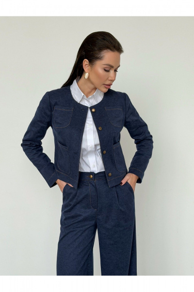 Жакет Legend Style G-026 синий - фото 10