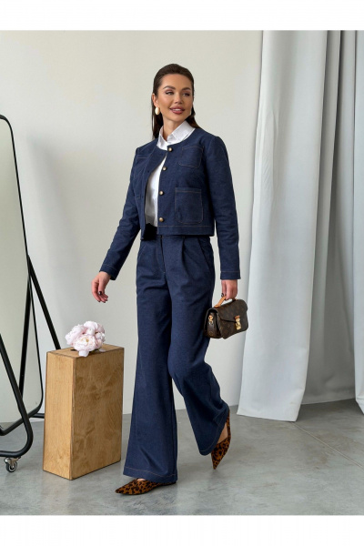 Жакет Legend Style G-026 синий - фото 5