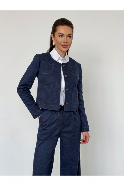 Жакет Legend Style G-026 синий - фото 1