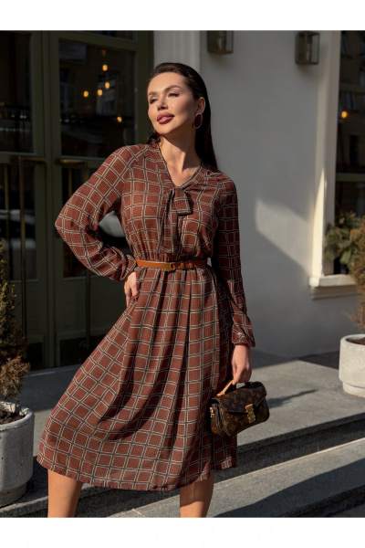 Платье Legend Style D-024 бордовый - фото 10