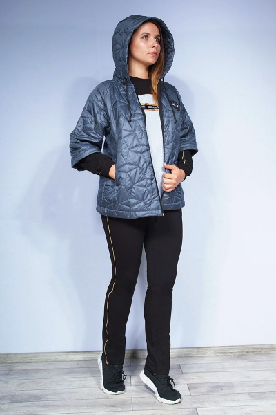 Брюки, джемпер, куртка LUXTEX 2019 серо-синий - фото 3