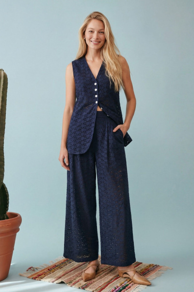 Брюки, жилет Lokka 1908 глубокий_темно-синий - фото 7