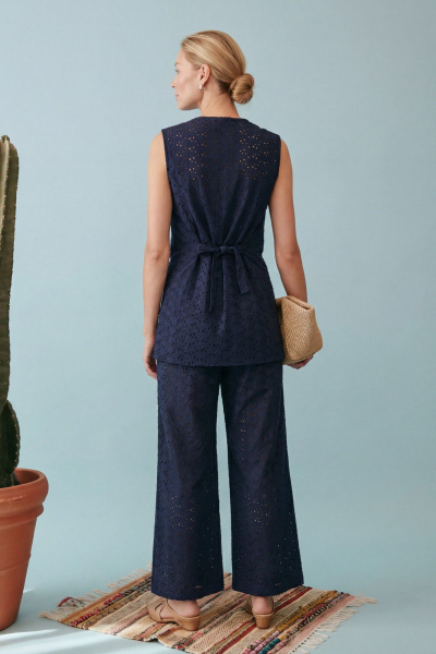 Брюки, жилет Lokka 1908 глубокий_темно-синий - фото 3