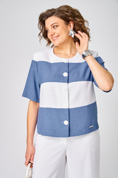 Брюки, жакет Michel chic 1449 морской_шик - фото 6