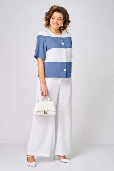 Брюки, жакет Michel chic 1449 морской_шик - фото 4