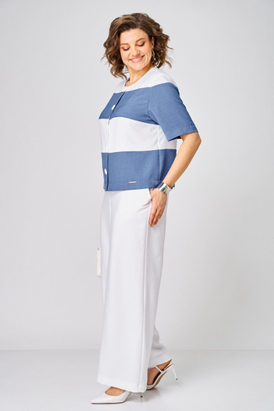 Брюки, жакет Michel chic 1449 морской_шик - фото 3