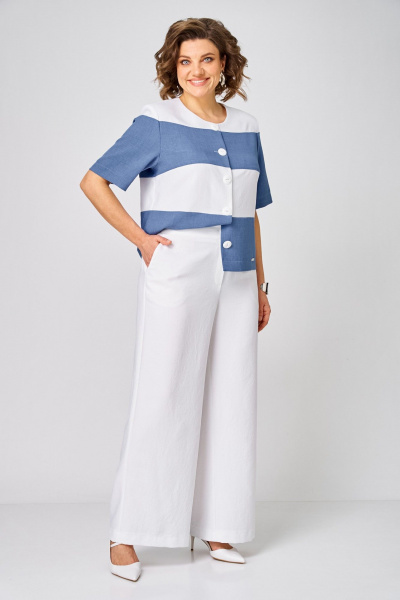 Брюки, жакет Michel chic 1449 морской_шик - фото 2