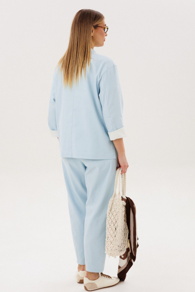 Блуза, брюки, жакет Fantazia Mod 5385 голубой - фото 14