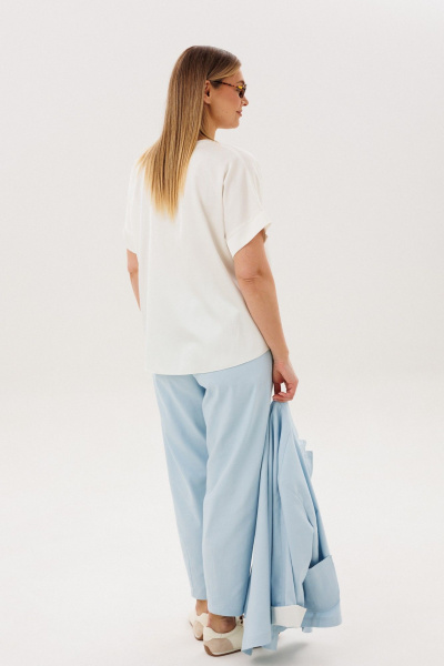 Блуза, брюки, жакет Fantazia Mod 5385 голубой - фото 4