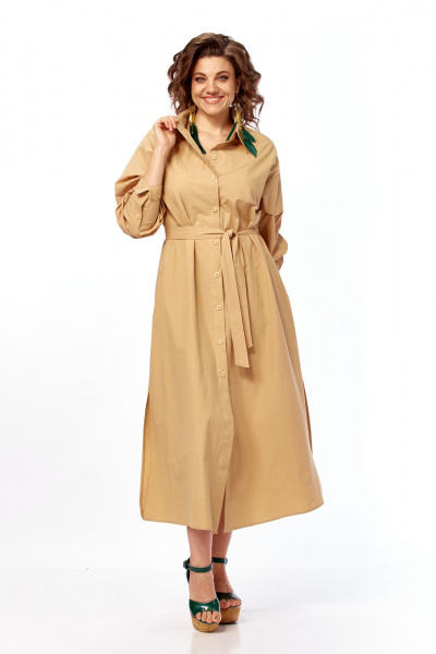 Платье Диомант 2170 карамель - фото 14