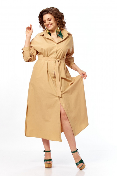 Платье Диомант 2170 карамель - фото 12