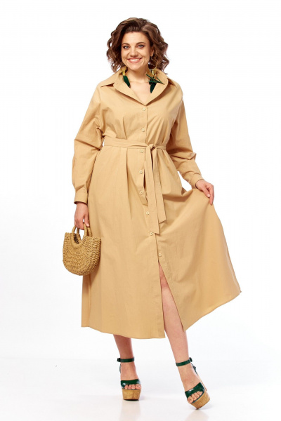 Платье Диомант 2170 карамель - фото 10