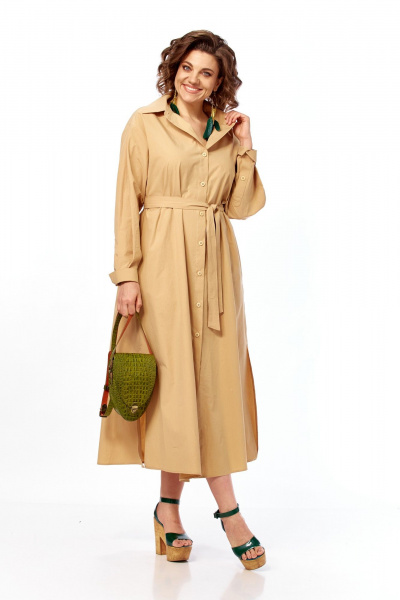 Платье Диомант 2170 карамель - фото 9