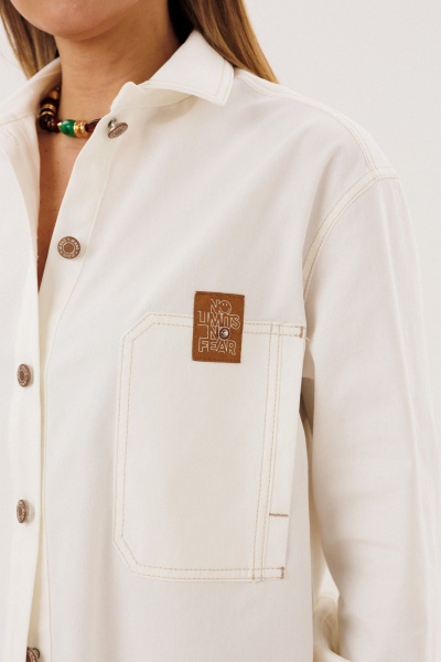 Рубашка, юбка Fantazia Mod 5397 молочный - фото 9