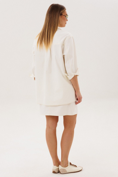 Рубашка, юбка Fantazia Mod 5397 молочный - фото 8