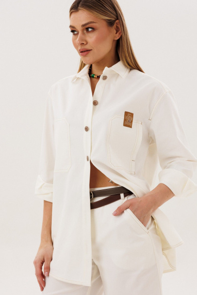 Бальзам для рук, бант, кюлоты, рубашка Fantazia Mod 5411 молочный - фото 5