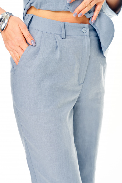 Брюки, жакет DOGGI 2848/1 голубой - фото 7