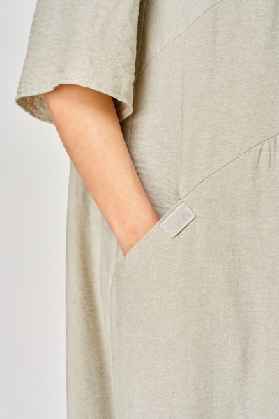 Платье Диомант 2182 бежевый - фото 7