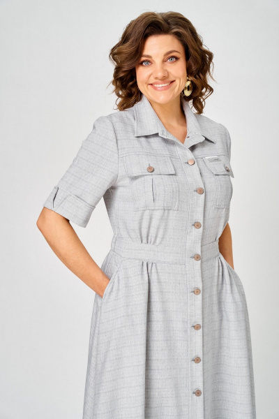 Платье Svetlana-Style 2314 серый - фото 5