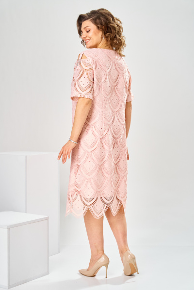 Платье Romanovich Style 1-2181 пудровый - фото 9