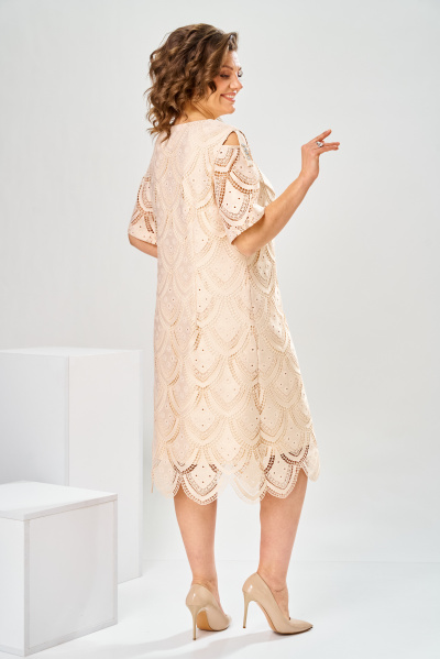 Платье Romanovich Style 1-2181 кремовый - фото 11