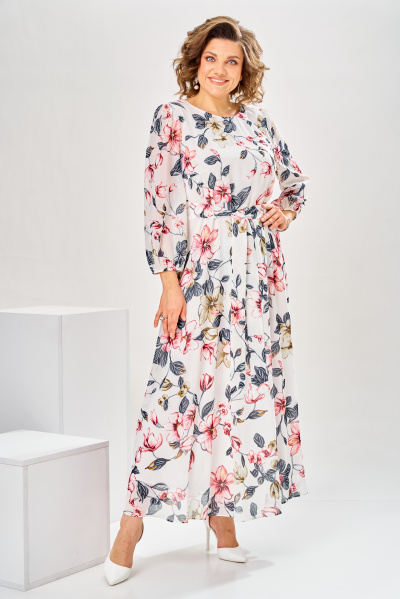 Платье Romanovich Style 1-2769 красные_цветы - фото 9