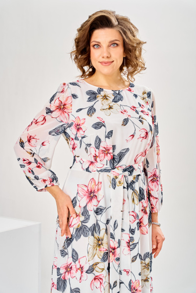 Платье Romanovich Style 1-2769 красные_цветы - фото 7