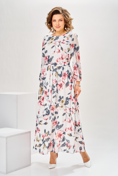 Платье Romanovich Style 1-2769 красные_цветы - фото 8
