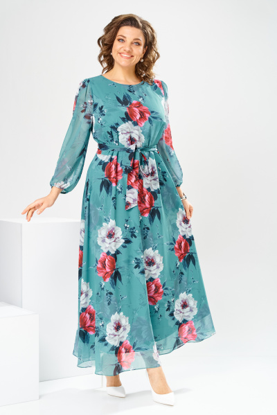 Платье Romanovich Style 1-2769 полынь - фото 3