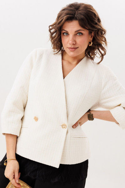 Жакет Anelli 1842.1 шанель - фото 4