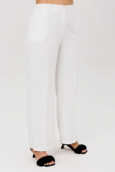 Брюки Anelli 1540.1 молочный-пунш - фото 3