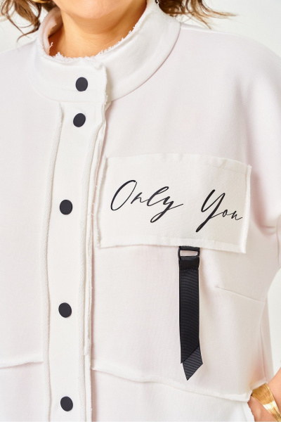 Кардиган Rumoda 2019 молочный - фото 11