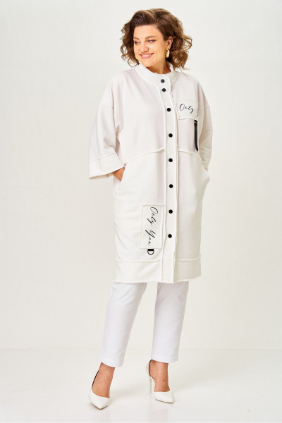 Кардиган Rumoda 2019 молочный - фото 8