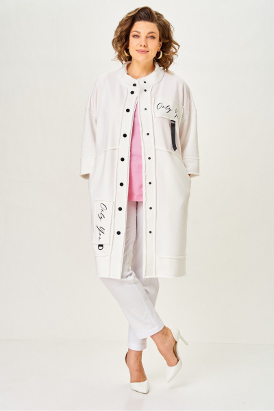 Кардиган Rumoda 2019 молочный - фото 7