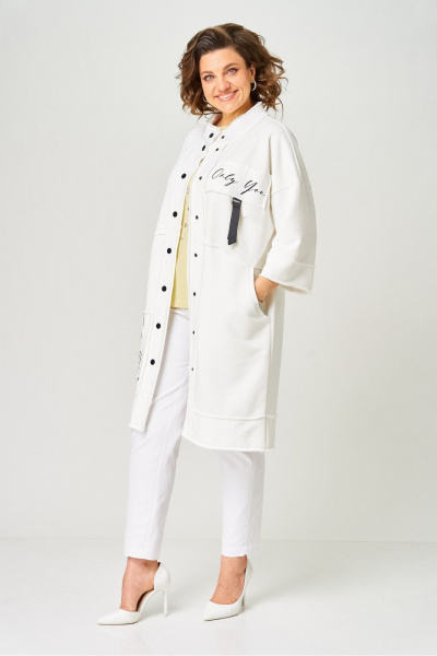 Кардиган Rumoda 2019 молочный - фото 6