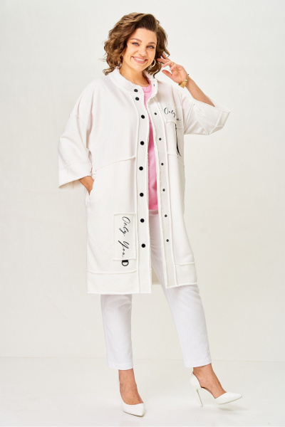 Кардиган Rumoda 2019 молочный - фото 1