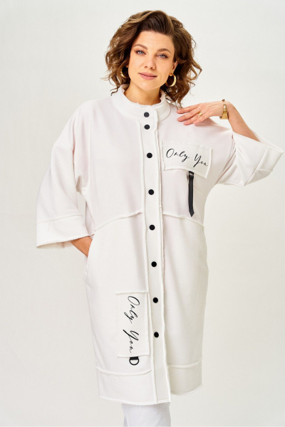 Кардиган Rumoda 2019 молочный - фото 5