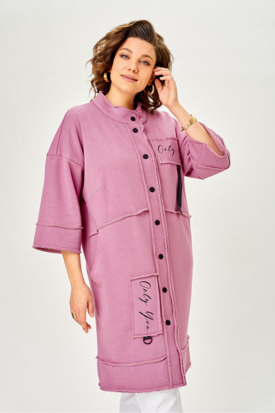 Кардиган Rumoda 2019 розовый - фото 4